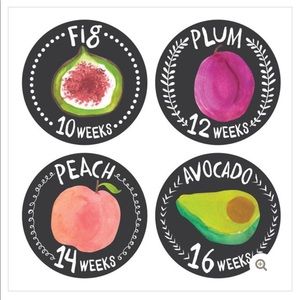 LUCY DARLING PREGNANCY STICKERS